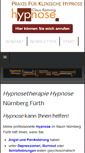 Mobile Screenshot of hypnose-rammig.de